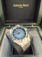 Audemars Piguet Royal Oak 41mm White Gold Smoked Blue Dial 15510BC.OO.1320BC.02 - Image 14