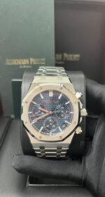 Audemars Piguet Royal Oak Chronograph Blue Index Dial 26240ST.OO.1320ST.05 - Image 14