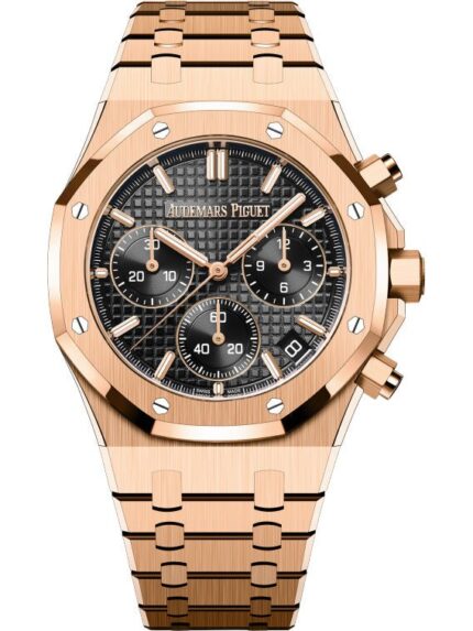 Audemars Piguet Royal Oak Chronograph SELFWINDING CHRONOGRAPH 50TH ANNIVERSARY Black Dial Rose Gold  26240OR.OO.1320OR.02