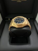 Audemars Piguet Royal Oak Chronograph Selfwinding Chronograph Blue Dial Rose gold 38mm Reference # 26715OR.OO.1356OR.01 - Image 7