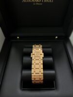 Audemars Piguet Royal Oak Chronograph Selfwinding Chronograph Blue Dial Rose gold 38mm Reference # 26715OR.OO.1356OR.01 - Image 6