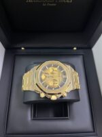 Audemars Piguet Royal Oak Chronograph Yellow Gold Smoked Champagne dial 26240BA.OO.1320BA.02 - Image 8