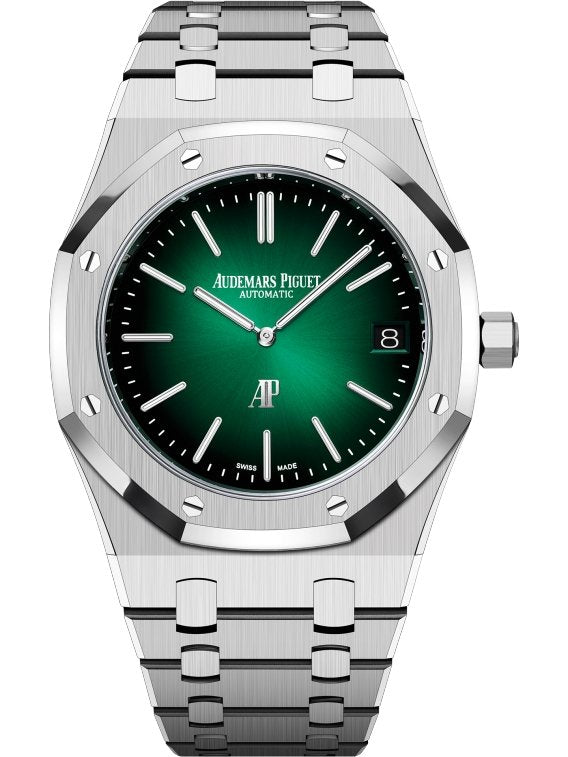 audemars-piguet-royal-oak-jumbo-extra-thin-50th-anniversary-16202ptoo1240pt01-508017.jpg Audemars Piguet Royal Oak "Jumbo" Extra-Thin "50TH ANNIVERSARY" 16202PT.OO.1240PT.01 - Image 1