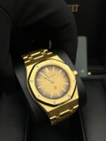 Audemars Piguet Royal Oak Jumbo Extra Thin 50th Anniversary "Smoked Gold" 2022 16202BA.OO.1240BA.01 - Image 4