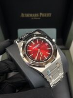 Audemars Piguet Royal Oak Jumbo Extra-thin Burgundy 16202XT.OO.1240XT.01 - Image 15