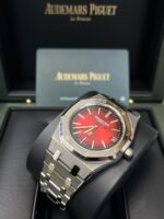 Audemars Piguet Royal Oak Jumbo Extra-thin Burgundy 16202XT.OO.1240XT.01 - Image 5