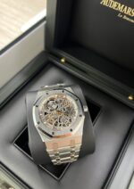 Audemars Piguet Royal Oak Jumbo "Jumbo" Extra-Thin Squelette "50TH ANNIVERSARY" Ref. 16204ST.OO.1240ST.01 - Image 9