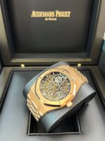 Audemars Piguet Royal Oak Openworked "Jumbo" Extra-Thin Squelette Rose Gold "50th Anniversary" Reference # 16204OR.OO.1240OR.01 - Image 4