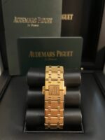 Audemars Piguet Royal Oak Lady 37mm Rose Gold Diamond Bezel Grey Dial 15451OR.ZZ.1256OR.02 - Image 5