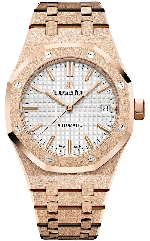 audemars-piguet-royal-oak-lady-ladies-37mm-frosted-rose-gold-white-dial-15454orgg1259or01-335746.jpg Audemars Piguet Royal Oak Lady Ladies 37mm Frosted Rose Gold White Dial 15454OR.GG.1259OR.01 - Image 1
