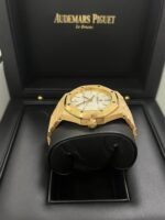 Audemars Piguet Royal Oak Lady Ladies 37mm Frosted Rose Gold White Dial 15454OR.GG.1259OR.01 - Image 6