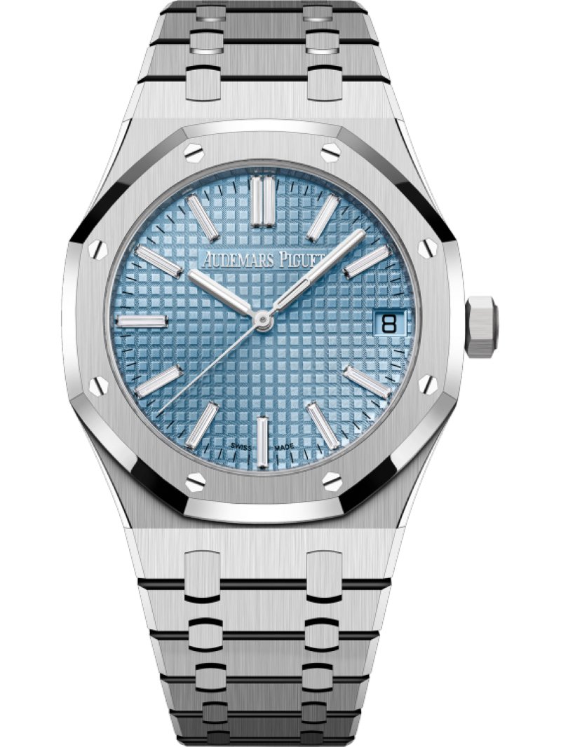 audemars-piguet-royal-oak-limited-edition-of-100-ice-blue-baguette-dial-15510bcoo1320bc01-230475.jpg Audemars Piguet Royal Oak Limited Edition of 100 Ice Blue Baguette Dial 15510BC.OO.1320BC.01 - Image 1