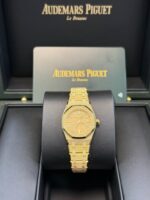Audemars Piguet Royal Oak Mini Frosted Yellow Gold Quartz 67630BA.GG.1312BA.01 - Image 2