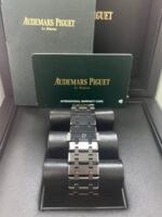Audemars Piguet Royal Oak Perpetual Calendar/ Black Ceramic/ Black Dial/ Black Sub_Dials/ Black Ceramic Bezel (Ref#26579CE.OO.1225CE.01) - Image 10