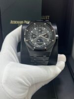 Audemars Piguet Royal Oak Perpetual Calendar/ Black Ceramic/ Black Dial/ Black Sub_Dials/ Black Ceramic Bezel (Ref#26579CE.OO.1225CE.01) - Image 5