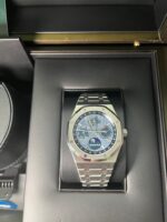 Audemars Piguet Royal Oak Perpetual Calendar Blue Dial Steel 41mm Reference 26574ST.OO.1220ST.03 - Image 3