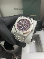 Audemars Piguet Royal Oak Perpetual Calendar SPECIAL EDITION 41mm Royal Oak Burgundy Dial 26574BC.OO.1220BC.01 - Image 10