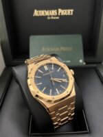 Audemars Piguet Royal Oak Selfwinding 2023 Release ROYAL OAK SELFWINDING Rose Gold Blue Dial 41mm 15510OR.OO.1320OR.03 - Image 6