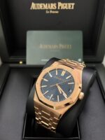 Audemars Piguet Royal Oak Selfwinding 2023 Release ROYAL OAK SELFWINDING Rose Gold Blue Dial 41mm 15510OR.OO.1320OR.03 - Image 5