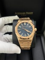 Audemars Piguet Royal Oak Selfwinding 2023 Release ROYAL OAK SELFWINDING Rose Gold Blue Dial 41mm 15510OR.OO.1320OR.03 - Image 11
