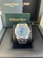 Audemars Piguet Royal Oak Selfwinding 37mm Ice Blue Dial 15550ST.OO.1356ST.08 - Image 2