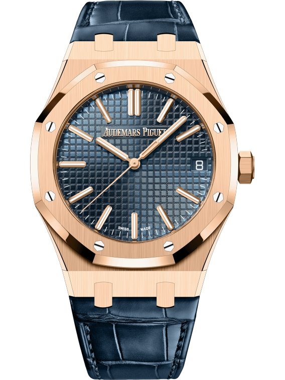 audemars-piguet-royal-oak-selfwinding-50th-anniversary-41mm-blue-dial-ref-15510or-896264.jpg Audemars Piguet Royal Oak Selfwinding "50TH ANNIVERSARY" 41mm Blue Dial (Ref #15510OR.OO.D315CR.01) - Image 1