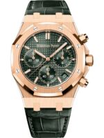 Audemars Piguet ROYAL OAK SELFWINDING CHRONOGRAPH “50TH ANNIVERSARY” GREEN DIAL GREEN STRAP (Ref # 26240OR.OO.D404CR.01)
