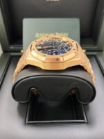Audemars Piguet ROYAL OAK SELFWINDING CHRONOGRAPH “50TH ANNIVERSARY” Rose Gold Blue Dial REF#26240OR.OO.1320OR.01 - Image 5