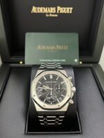 Audemars Piguet ROYAL OAK SELFWINDING CHRONOGRAPH “50TH ANNIVERSARY” STEEL BRACELET BLACK DIAL (Ref # 26240ST.OO.1320ST.02) - Image 2