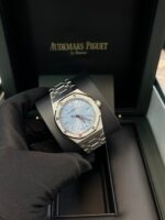 Audemars Piguet Royal Oak Selfwinding Ice Blue Dial 77451ST.ZZ.1361ST.03 - Image 13