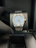 Audemars Piguet Royal Oak Selfwinding Ice Blue Dial 77451ST.ZZ.1361ST.03 - Image 10