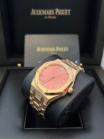 Audemars Piguet Royal Oak Selfwinding Rose Gold Pink Dial 34mm Royal Oak Selfwinding Ref. 77450OR.OO.1361OR.01 - Image 5