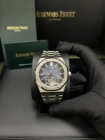 Audemars Piguet Royal Oak Steel Blue Dial 50th Anniversary Tourbillon 26730ST.OO.1320ST.01 - Image 8