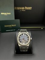 Audemars Piguet Royal Oak Steel Blue Dial 50th Anniversary Tourbillon 26730ST.OO.1320ST.01 - Image 6
