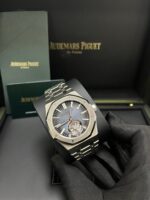 Audemars Piguet Royal Oak Steel Blue Dial 50th Anniversary Tourbillon 26730ST.OO.1320ST.01 - Image 11