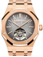 Audemars Piguet Royal Oak Tourbillon Rose Gold Grey Index Dial 26530OR.OO.1220OR.01
