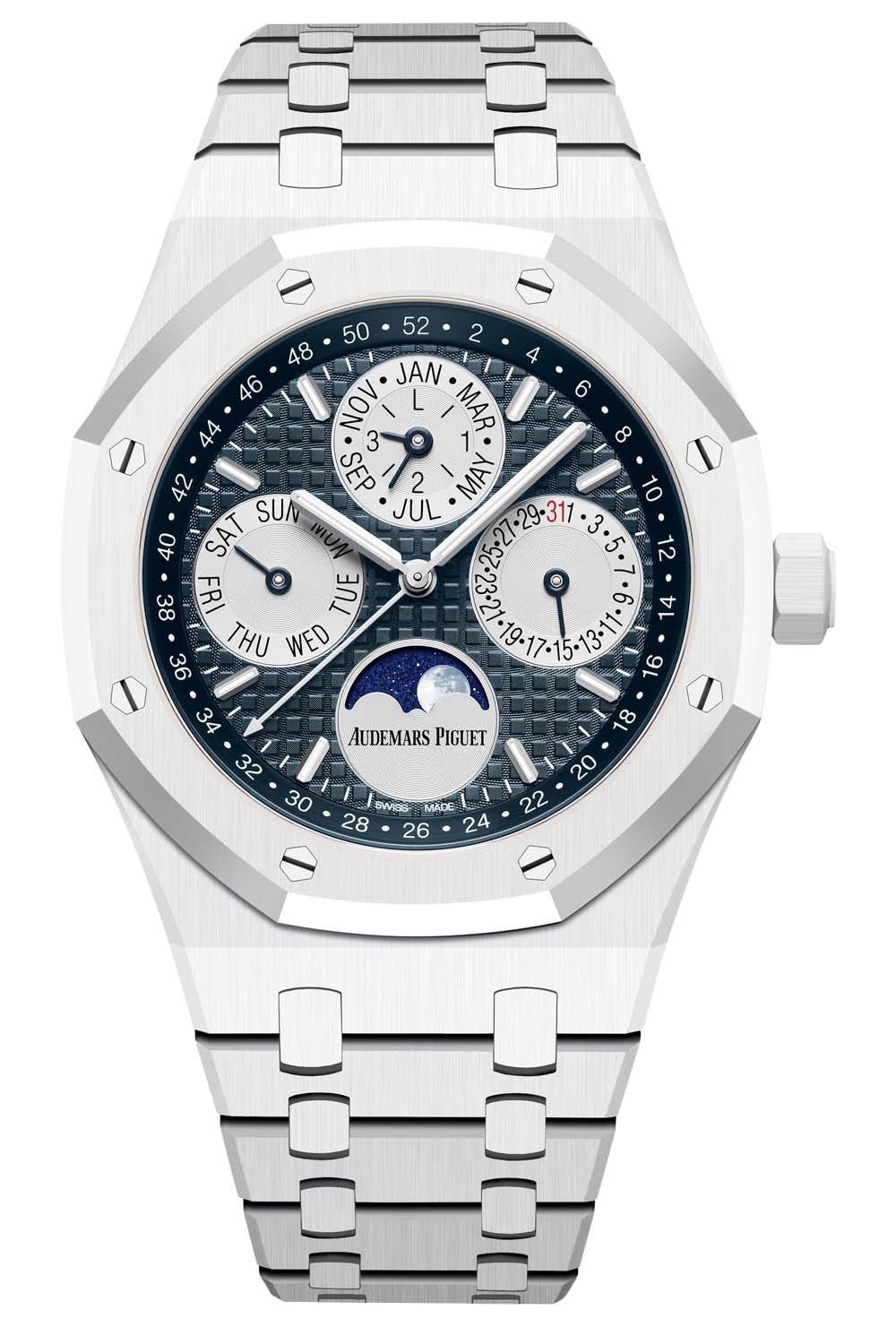 audemars-piguet-royal-oak-white-ceramic-perpetual-calendar-index-dial-watch-reference-26579cboo1225cb01-611590.jpg Audemars Piguet Royal Oak White Ceramic Perpetual Calendar Index Dial Watch (Reference # 26579CB.OO.1225CB.01) - Image 1