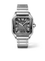 Cartier Santos De Large Automatic Grey Dial Men's Watch Santos WSSA0037