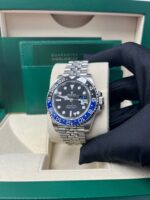 Rolex GMT-Master II "Batgirl" Stainless Steel Black and Blue Cerachrom Jubilee (Ref# 126710BLNR) - Image 6