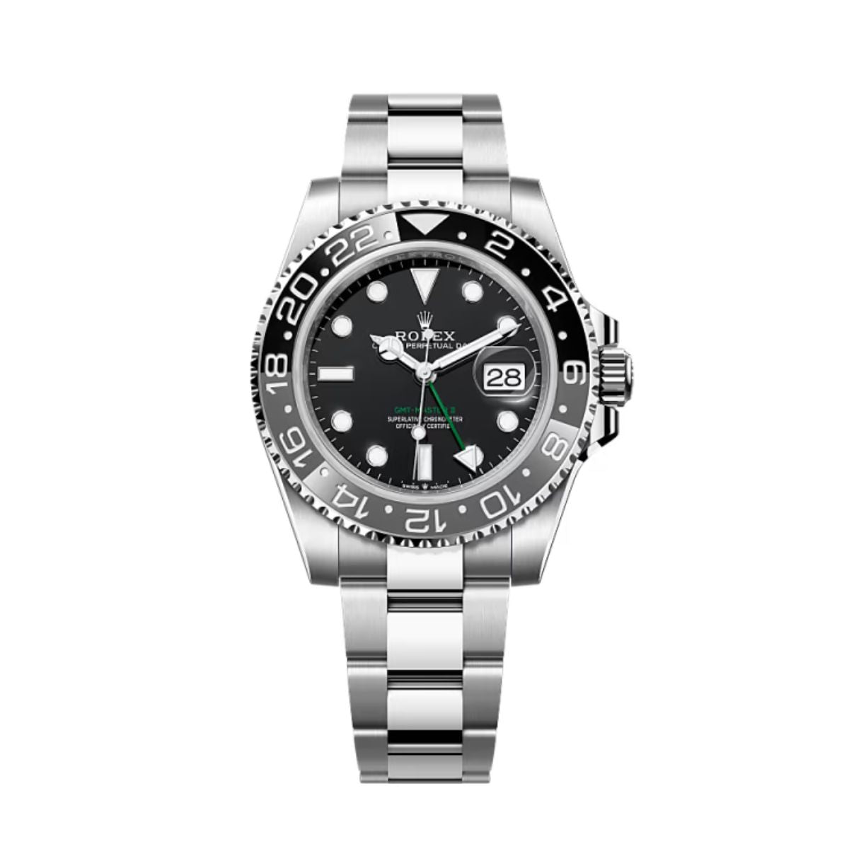 gmt-master-ii-black-grey-bezel-oyster-bracelet-126710grnr-772929.jpg GMT-Master II Black Grey Bezel Oyster Bracelet "Bruce Wayne" 126710GRNR - Image 1