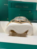 Rolex Day-Date 40 Yellow Gold Silver Roman Dial Fluted Bezel (Ref # 228238) - Image 4