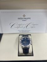 Patek Philippe Annual Calendar Chronograph Blue Dial 5961P-001 - Image 4