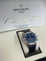 Patek Philippe Annual Calendar Chronograph Blue Dial 5961P-001 - Image 5