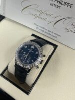 Patek Philippe Annual Calendar Chronograph Blue Dial 5961P-001 - Image 6