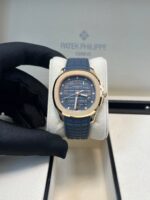 Patek Philippe Aquanaut 18K Rose Gold Opaline-blue Dial 38.8 mm 5269R-001 - Image 9