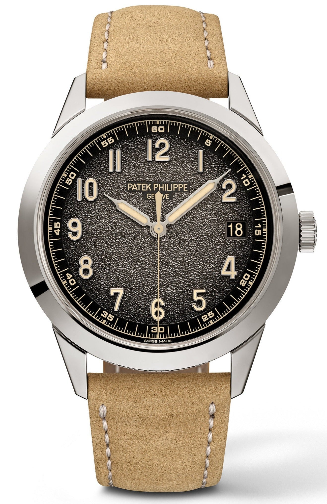 patek-philippe-calatrava-40mm-18k-white-gold-40mm-textured-dial-5226g-001-296218.jpg Patek Philippe Calatrava 40mm 18k White Gold 40mm Textured Dial 5226G-001 - Image 1