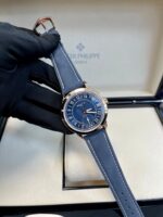 Patek Philippe Calatrava Complications Calatrava Travel Time Automatic Blue Dial Men's Watch 5224r - Image 4
