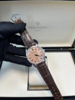 Patek Philippe Calatrava New 2025 Release 6196P Calatrava Salmon Dial Platinum - Image 14