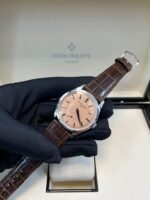 Patek Philippe Calatrava New 2025 Release 6196P Calatrava Salmon Dial Platinum - Image 7
