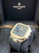 Patek Philippe Cubitus Platinum Case Sunburst Blue Dial 5822P-001 - Image 9